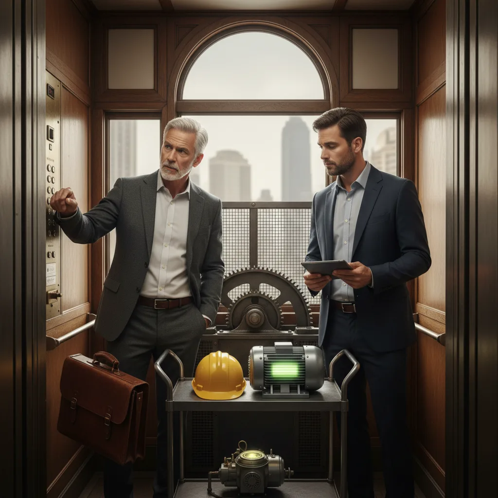 Elevador velho "ainda funciona": economia ou risco?