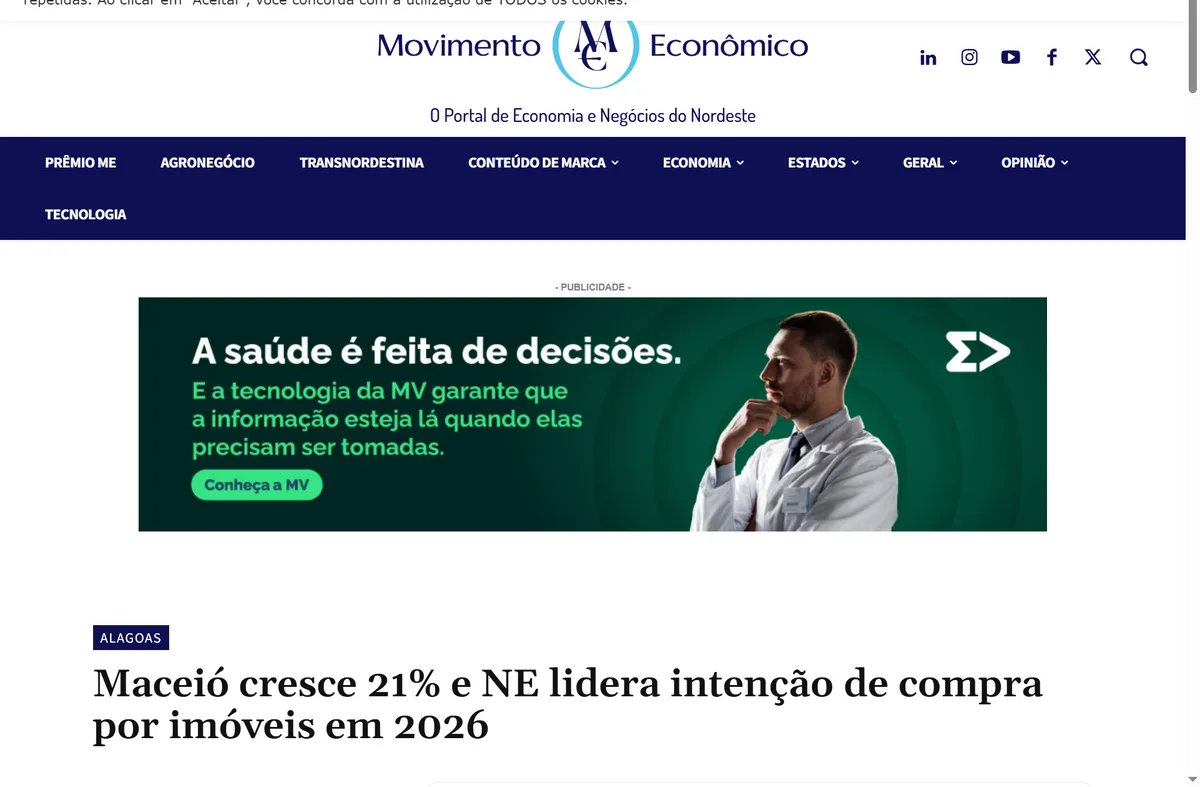 Maceió fecha 2025 com alta de 21% em imóveis verticais